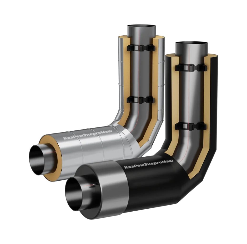 Отводы стальные ППУ