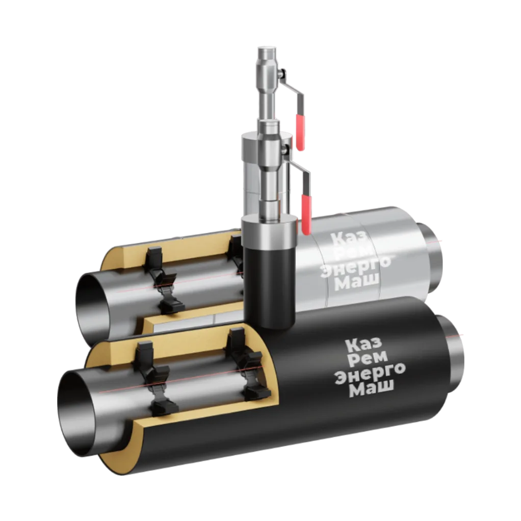 Тройники стальные с шаровым краном воздушника