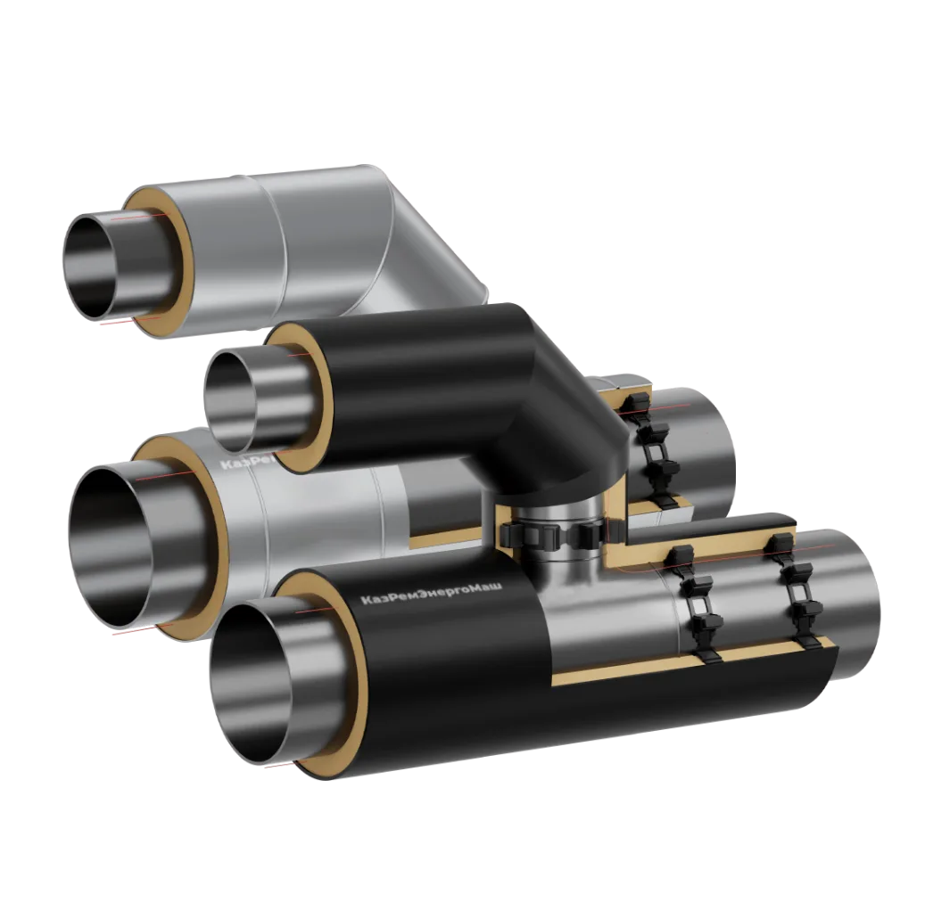 тройники параллельные стальные ППУ